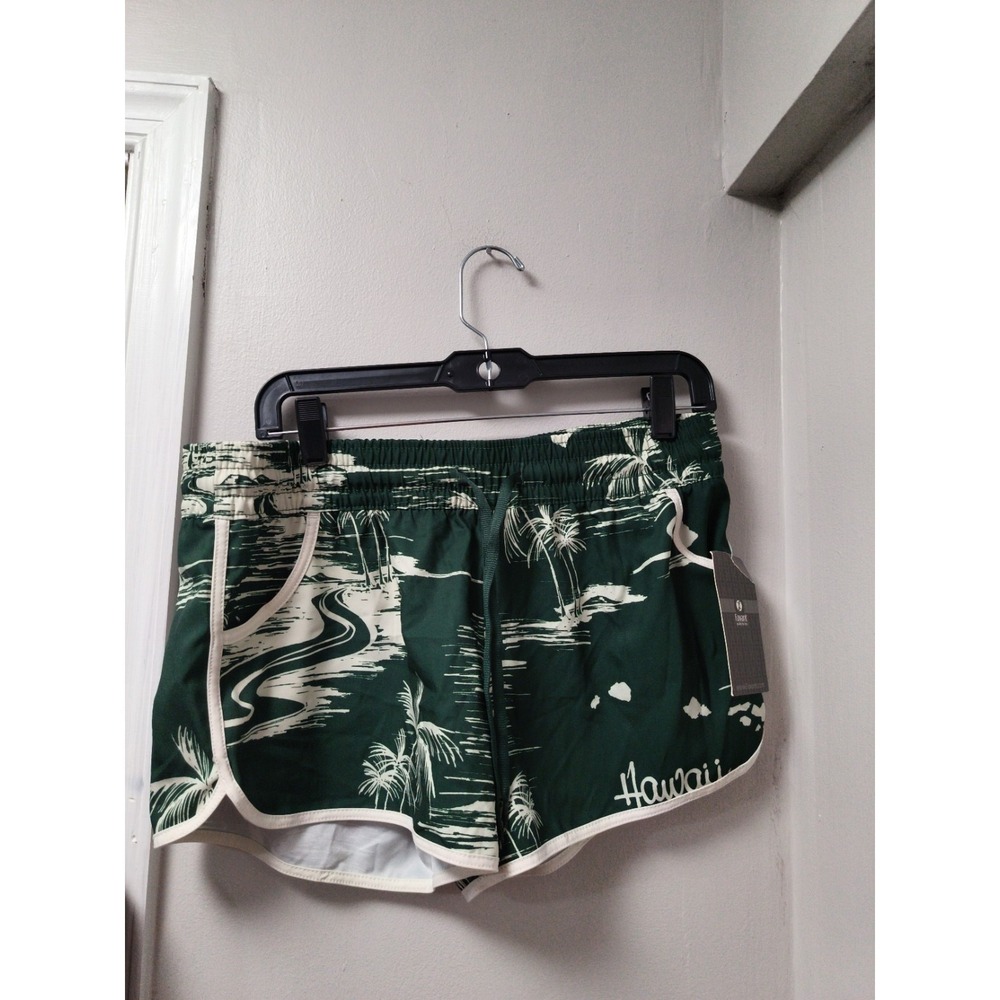 New Ladies Map 4 Favant surfing shorts Hawaiian Vacation Beach Green Size XL